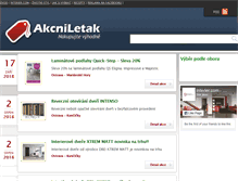 Tablet Screenshot of akcniletak.cz